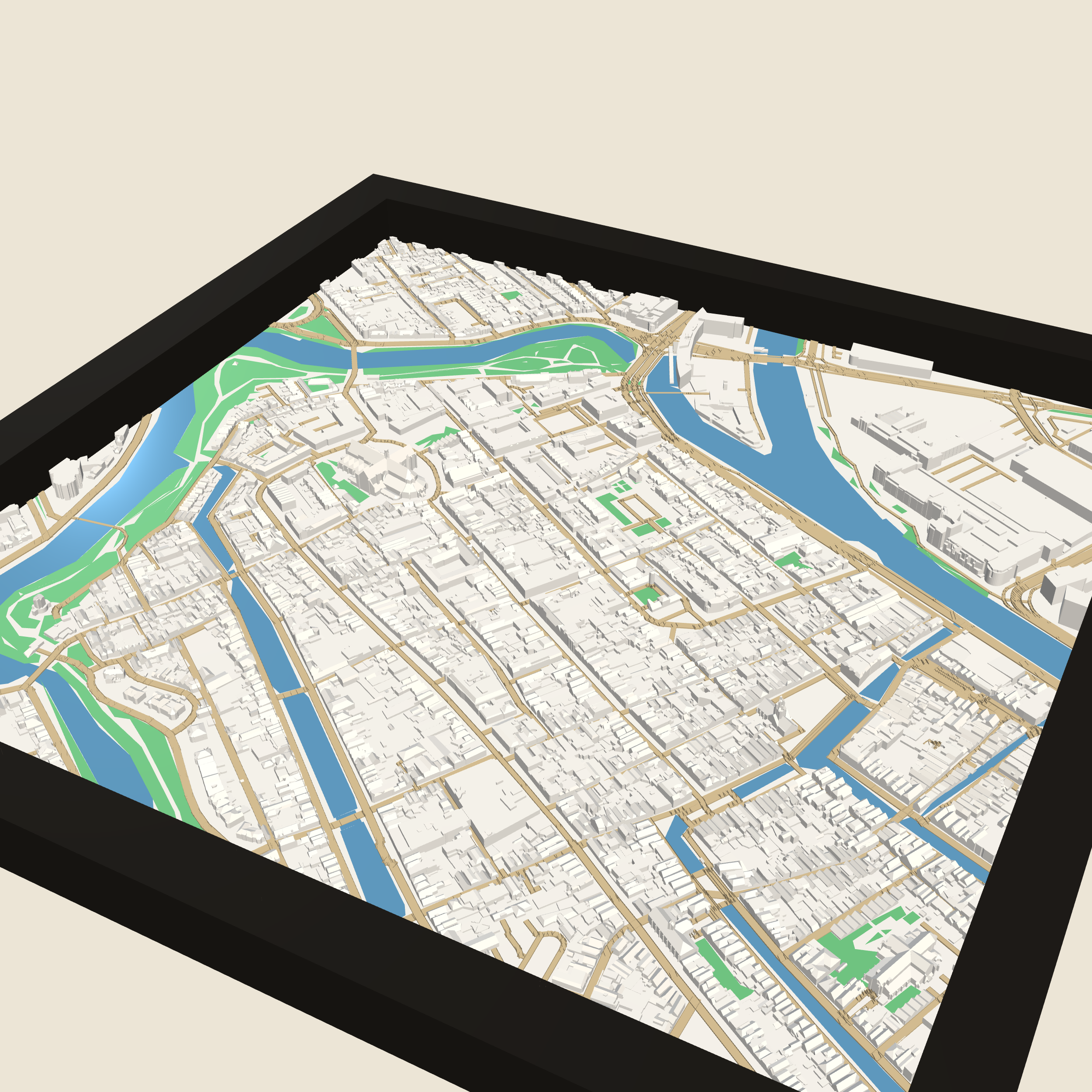 3D Stadskaart Alkmaar