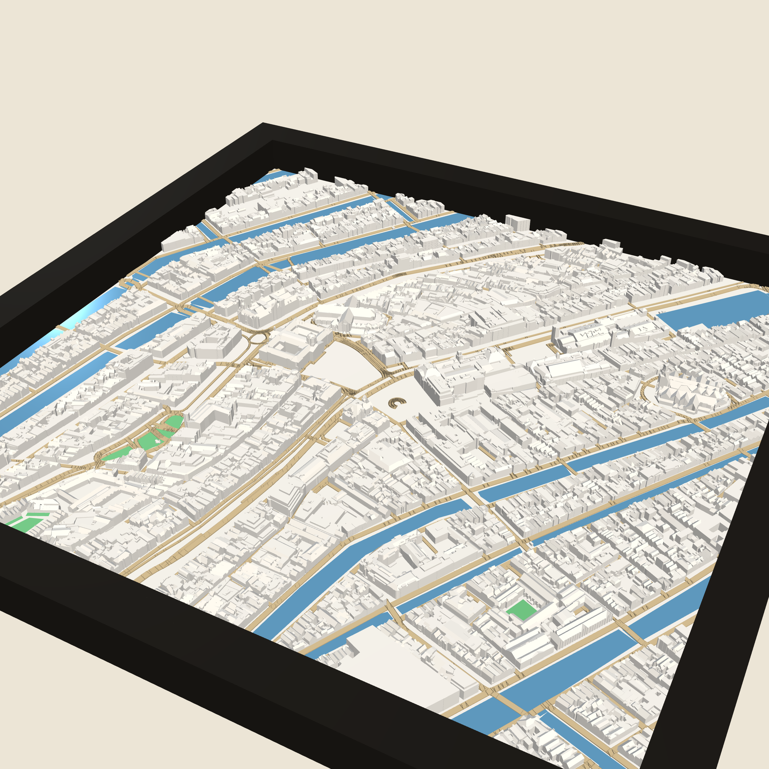 3D Stadskaart Amsterdam