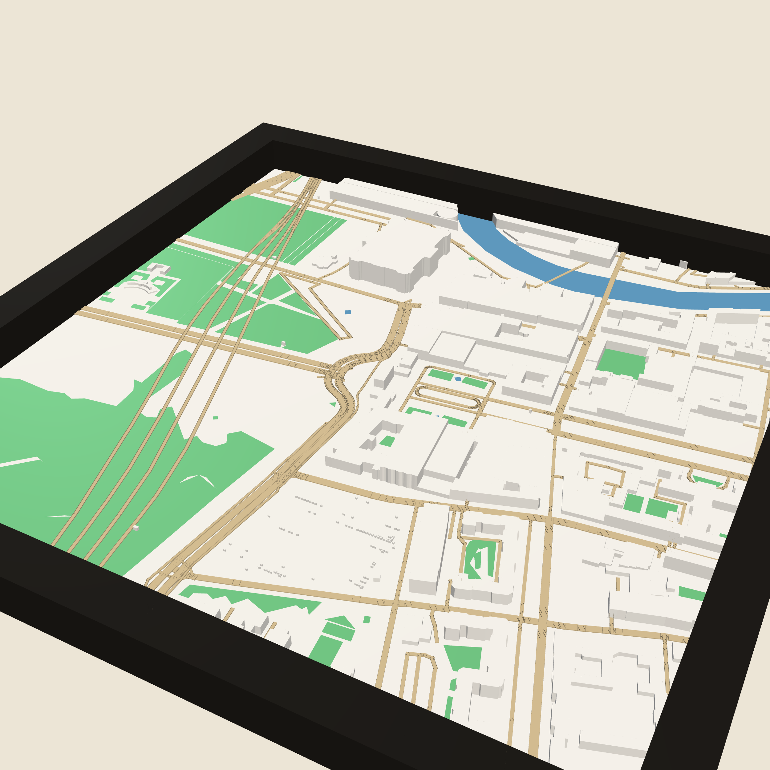 3D Stadskaart Berlijn