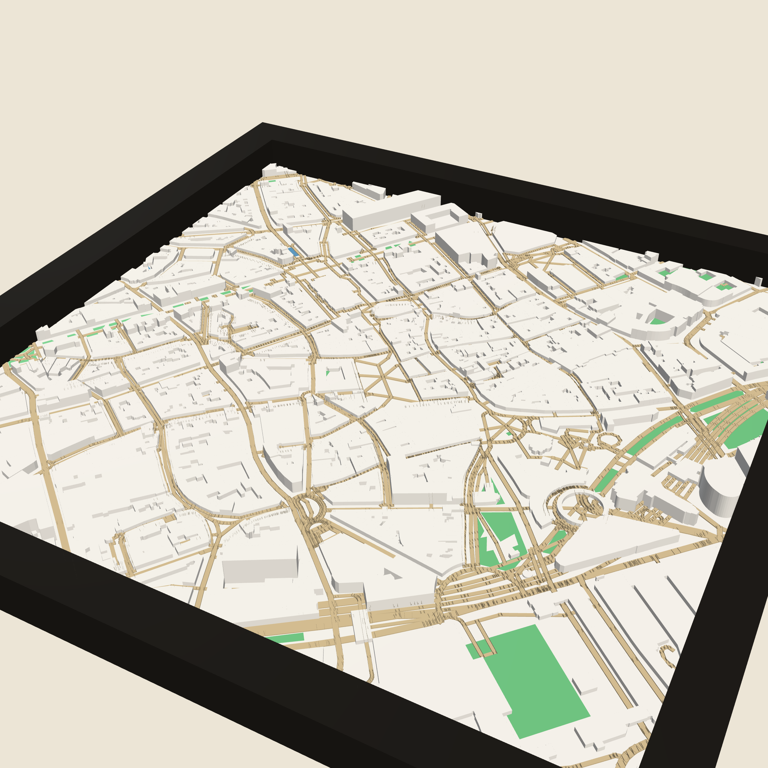 3D Stadskaart Brussel